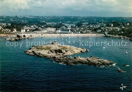 AK / Ansichtskarte Tregastel Vue generale aerienne de la plage Tregastel