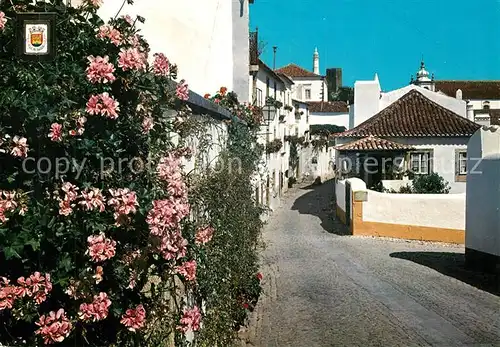AK / Ansichtskarte Obidos Rua Josefa de Obidos Obidos