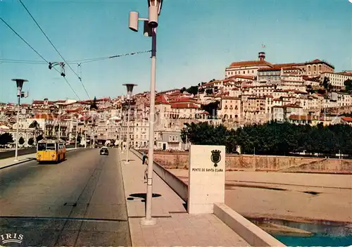 AK / Ansichtskarte Coimbra Ponte de Santa Clara Coimbra