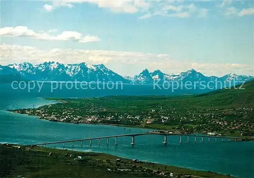 AK / Ansichtskarte Sortland Panorama Sortland