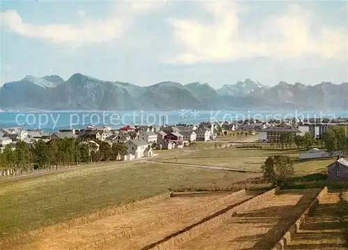 AK / Ansichtskarte Sortland Panorama Sortland