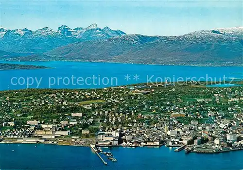 AK / Ansichtskarte Tromso Fliegeraufnahme Tromso