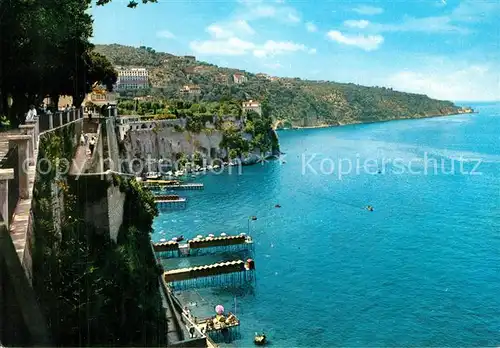 AK / Ansichtskarte Sorrento_Campania Punta del Capo dalla Villa Comunale Sorrento Campania