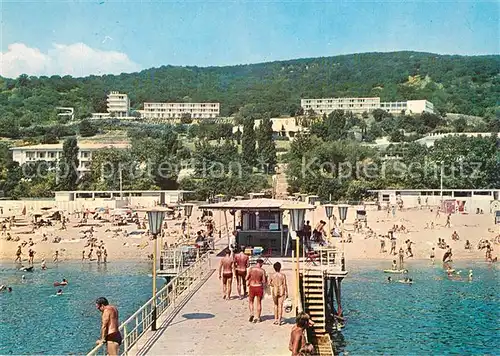 AK / Ansichtskarte Slatni_Pjasazi Seebruecke Strand Slatni_Pjasazi