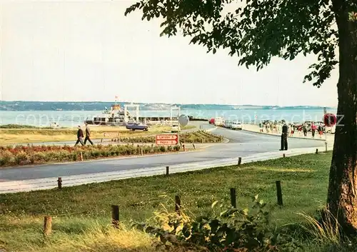 AK / Ansichtskarte Mors Dampffaehrbett Sallingsund Mors