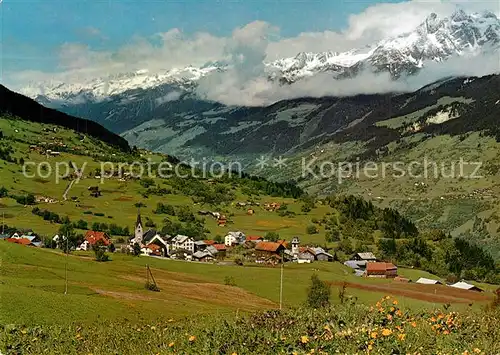 AK / Ansichtskarte Obersaxen_GR Buendner Oberland Obersaxen GR