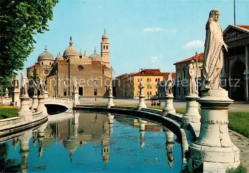AK / Ansichtskarte Padova Prato della Valle e Basilica S Giustina Padova