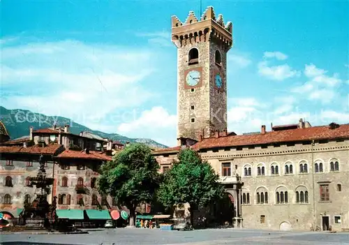 AK / Ansichtskarte Trento Casa Rella Fontana Torre Grande Palazzo Pretorio Trento