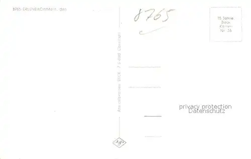 AK / Ansichtskarte Erlenbach_Main Panorama  Erlenbach_Main