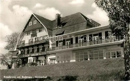 AK / Ansichtskarte Kressbronn_Bodensee Sonnenhof Kressbronn Bodensee