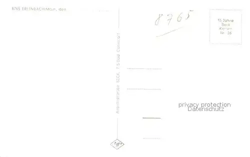 AK / Ansichtskarte Erlenbach_Main Panorama Erlenbach_Main