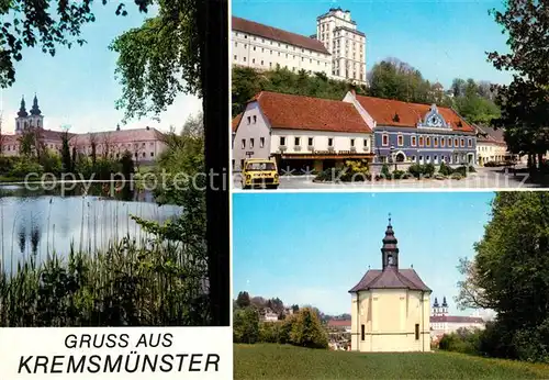 AK / Ansichtskarte Kremsmuenster Stift Kloster Kirche Hotel Kremsmuenster