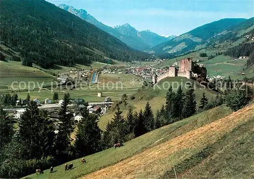 AK / Ansichtskarte Sillian_Tirol Landschaftspanorama mit Burg Heimfels Alpen Sillian Tirol
