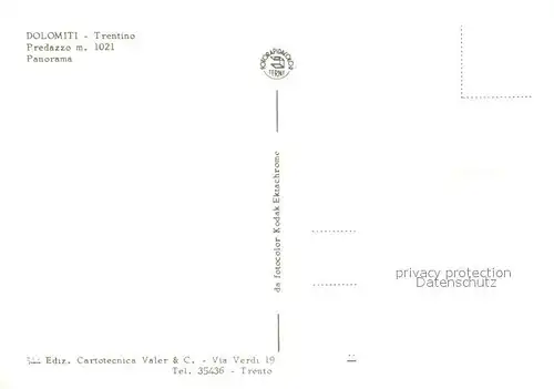 AK / Ansichtskarte Predazzo Panorama Dolomiten Predazzo