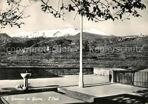 AK / Ansichtskarte San_Giovanni_di_Giarre Blick zum aetna Vulkan 