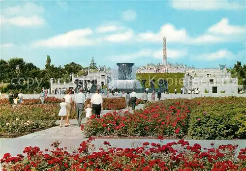 AK / Ansichtskarte Oslo_Norwegen Vigeland Sculpture Grounds in the Frogner Park Oslo Norwegen