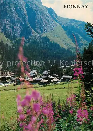 AK / Ansichtskarte Fionnay Vue generale du village au pied du barrage de Mauvoisin Fionnay