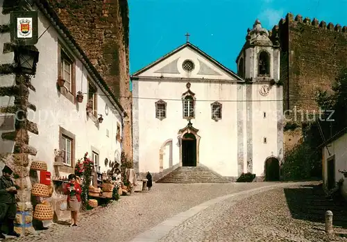 AK / Ansichtskarte Obidos Igreja de Santiago Obidos