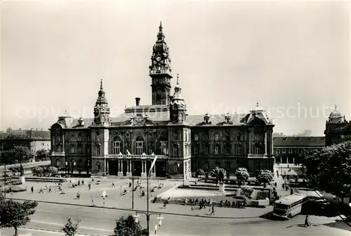 AK / Ansichtskarte Gyor Varosi Tanacs Rathaus Gyor