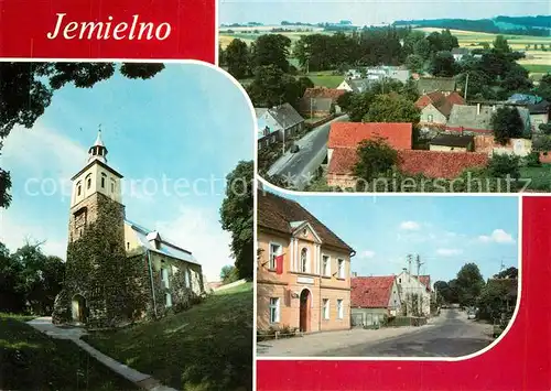 AK / Ansichtskarte Jemielno Teilansichten Kirche 