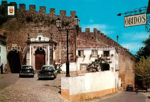 AK / Ansichtskarte Obidos Porta da Vila Obidos