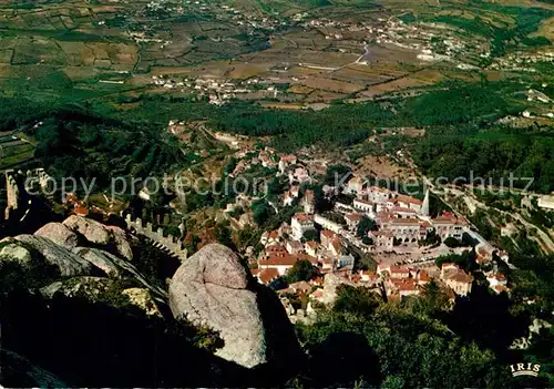 Sintra Castelo dos Mouros e vista parcial Sintra