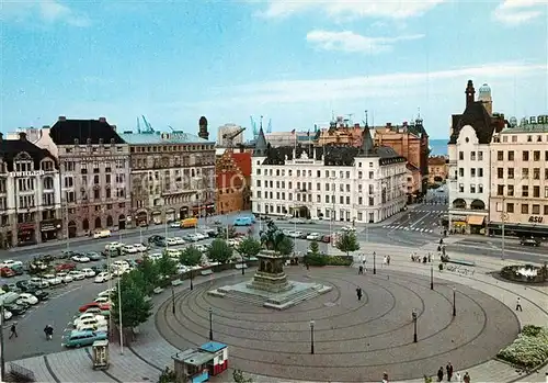 Malmoe Stortorget Monument Malmoe