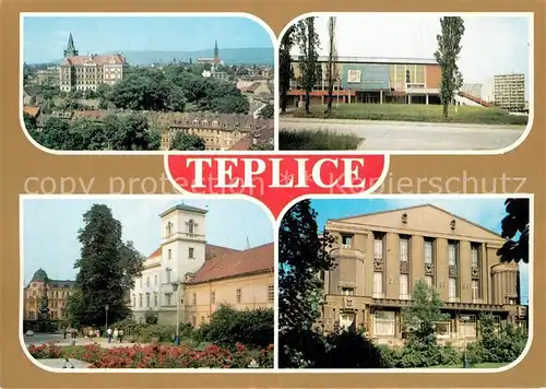 Teplice Stadtpanorama Gebaeude Innenstadt Teplice