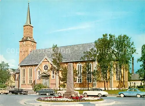 Tromsoe Kirken Kirche Denkmal Tromsoe