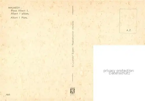 Malmedy_Wallonie Place Albert I Monument Malmedy Wallonie