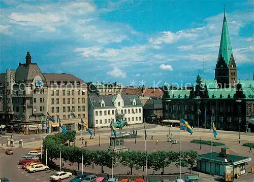 Malmoe Stortorget Monument Malmoe