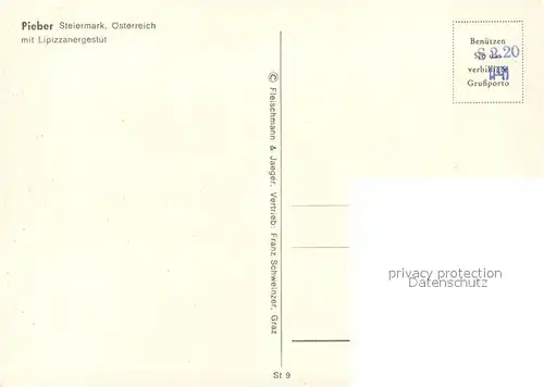 Piber_Koeflach Ortsansicht mit Kirche Lipizzanergestuet Quadrille Piber_Koeflach