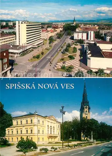 Spisska_Nova_Ves Panorama Stadtzentrum Kirche Spisska_Nova_Ves