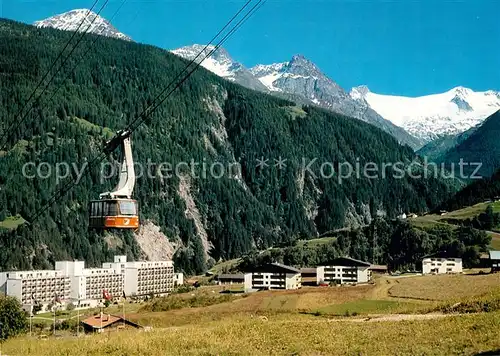 Disentis_GR gegen den Medelsergletscher Seilbahn Adula Alpen Disentis GR