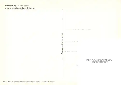 Disentis_GR gegen den Medelsergletscher Seilbahn Adula Alpen Disentis GR
