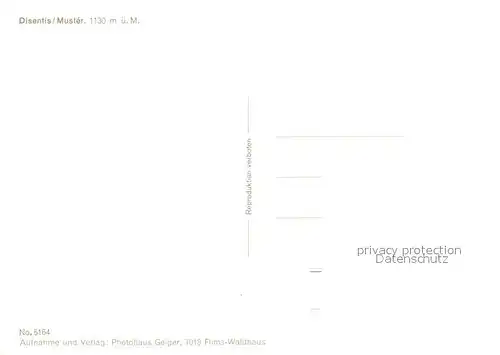 Disentis_GR Ortsansicht mit Kirche Winterlandschaft Disentis GR