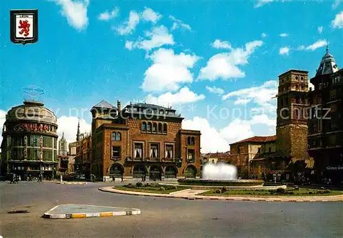 Leon_Castilla_y_Leon Plaza de Santo Domingo Fontana Leon_Castilla_y_Leon