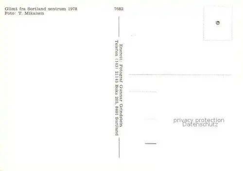 Sortland Glimt fra Sortlandsentrum 1978 Sortland