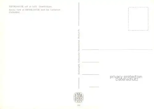 Reykjavik Aerial view of Reykjavik andthe Lutheran Cathedral Reykjavik