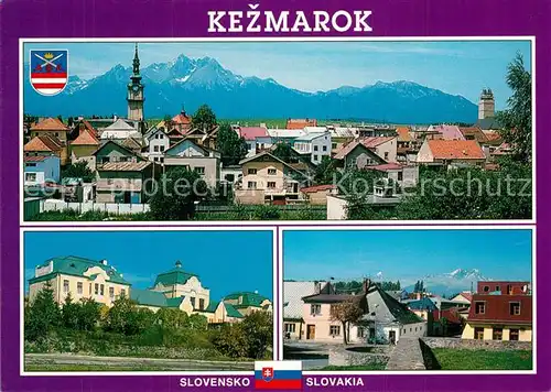 Kezmarok Panorama Zeleznicna Stanica Stara cast mesta Kezmarok