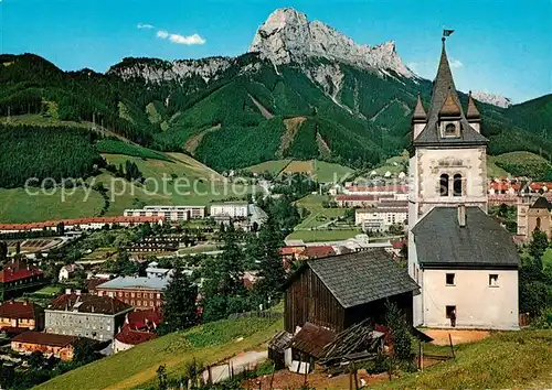 Eisenerz_Steiermark mit Schichtturm und Pfaffenstein Eisenerz_Steiermark