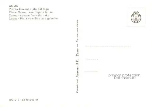 Como_Lago_di_Como Piazza Cavour vista dal lago Como_Lago_di_Como