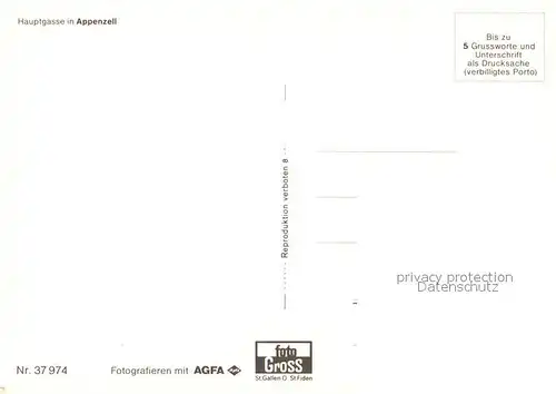 Appenzell_IR Hauptgasse Appenzell IR