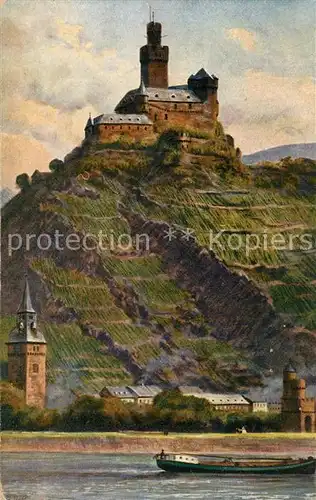 AK / Ansichtskarte Braubach_Rhein Die Marksburg Braubach Rhein