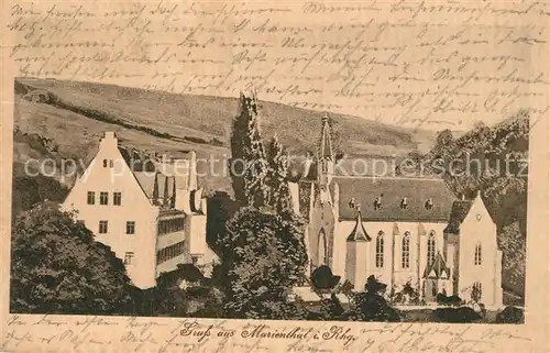 AK / Ansichtskarte Marienthal_Rheingau Kirche Marienthal Rheingau