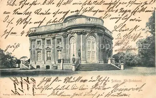 AK / Ansichtskarte Braunschweig Schloss Alt Richmond Braunschweig