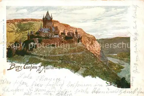 AK / Ansichtskarte Cochem_Mosel Burg Cochem Mosel Cochem Mosel