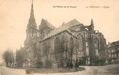 AK / Ansichtskarte Mezieres Charleville Eglise Mezieres Charleville