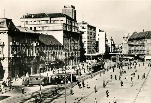 AK / Ansichtskarte Zagreb Trg Republike Zagreb