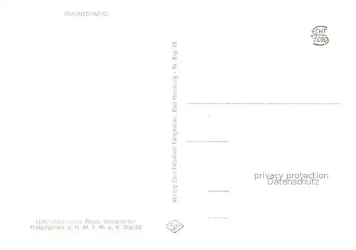 AK / Ansichtskarte Braunschweig Fliegeraufnahme Braunschweig